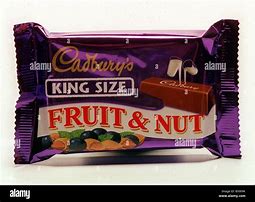 Image result for Fruit and Nut Chocolate Cadbury