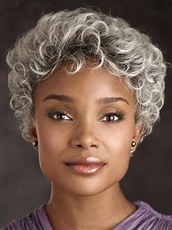 Image result for Short Grey Hair Wigs