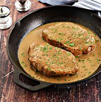 Image result for Pork Chops with Gravy