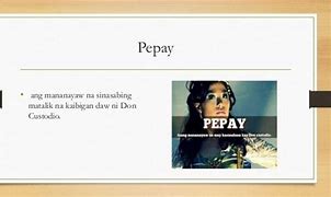 Image result for Pepay El Filibusterismo