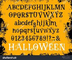 Image result for Halloween Fonts ABC