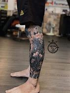 Image result for Calf Sleeve Tattoos for Men