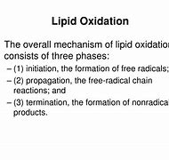 Image result for Lipid Oxidation