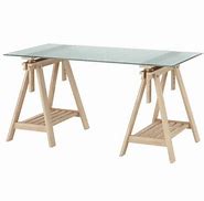 Image result for IKEA Metal Glass Desk