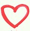 Image result for Small Red Heart Hand Drawn