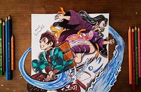 Image result for Anime Art Nezuko