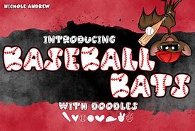 Image result for Baseball Bat Font