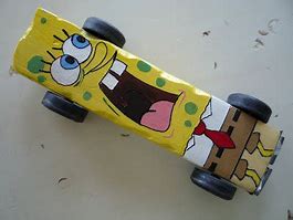 Image result for Spongebob Pinewood Derby Car