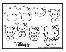 Image result for How to Draw Hello Kitty