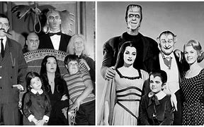 Image result for The Munsters Addams Family