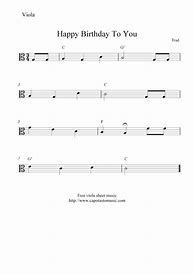 Image result for Viola Music Sheet for Beginners