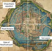 Image result for Tenochtitlan Cartton Map