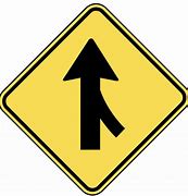 Image result for Merge Road Sign