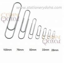 Image result for Paper Clip Size 1