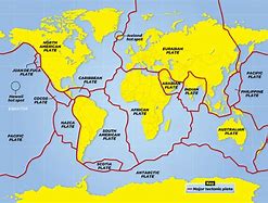 Image result for 7 Largest Tectonic Plates