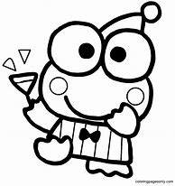 Image result for Keroppi Drawing Black and White