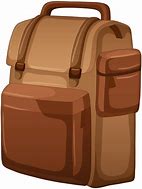 Image result for Brown Backpack Clip Art Clip Art