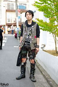 Image result for Striped Pants Punk