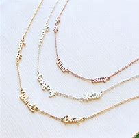 Image result for Multiple Name Necklace