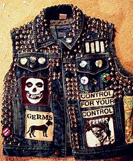 Image result for Punk Jean Vest