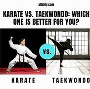 Image result for Karate vs Taekwondo