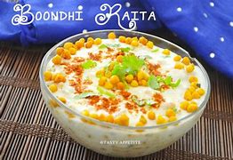 Image result for Boondi Raita Top View