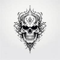 Image result for Rockabilly Skull Valentine