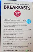 Image result for Morrisons Cafe Menu