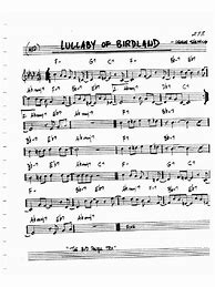 Image result for Lullaby of Birdland