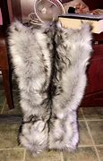 Image result for Thigh High Fur Boots