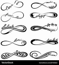 Image result for Infinity Tattoo with Words