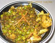 Image result for Methi Gobi Matar