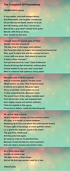 Image result for Prometheus Poem