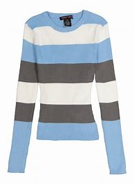 Image result for Pink Blue Stripe Sweater Women