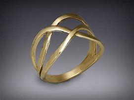 Image result for Woven Gold Circle S Ring