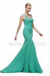 Image result for Green Mermaid Prom Dress