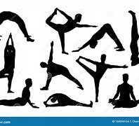 Image result for Male Yoga Silhouette