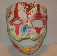 Image result for Paper Mache Clown Mask