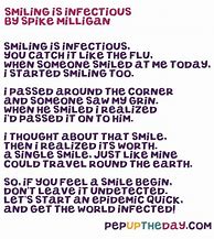 Image result for Smile by Spike Milligan Poem