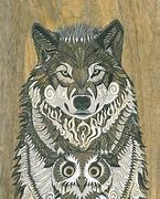 Image result for Wolf and Owl