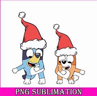 Image result for Bluey Christmas SVG