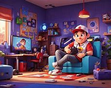 Image result for Tumblr Gamer Room Cartoon PS2