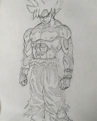 Image result for Goku Red Full Body Drawing