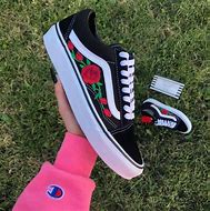 Image result for Rose Vans Shoes