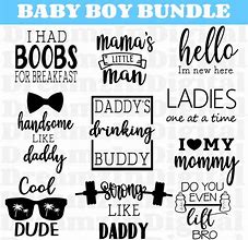 Image result for Baby Boy SVG Black and White