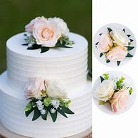 Image result for Flower Wedding Cake Toppers