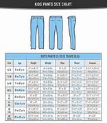 Image result for Pants Size Chart USA