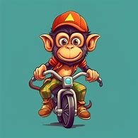 Image result for Monkey Riding Motorcycle