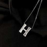 Image result for Necklace with Initial Pendant