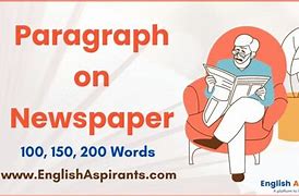 Image result for Newspaper Paragraph